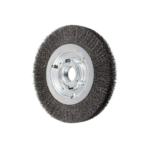 Pferd 8" Crimped Wire Wheel - Medium Face - .010 CS Wire, 2" Keyed A.H. 81126 - main